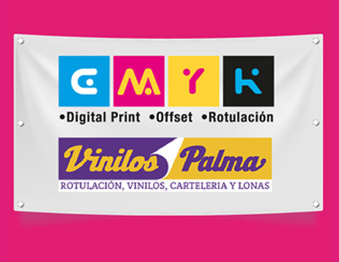 CMYK ONLINE | oferta especial lonas y vinilos en Mallorca